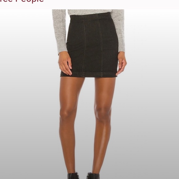 Modern Femme Denim Skirt - Picture 2 of 6